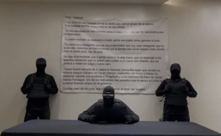 Así amenazaron a García Harfuch