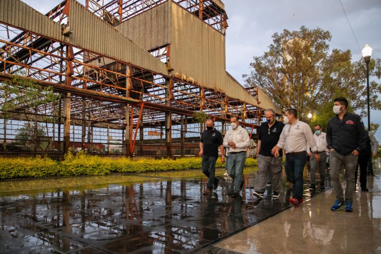 Gobernador de Aguascalientes recorrió el área del corredor Tres Centurias