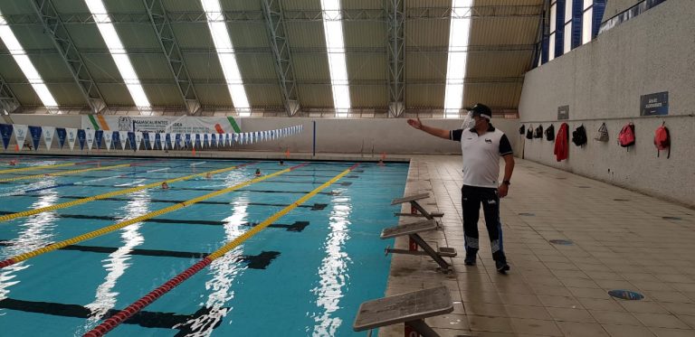 Alberca Olímpica en Aguascalientes retoma actividades