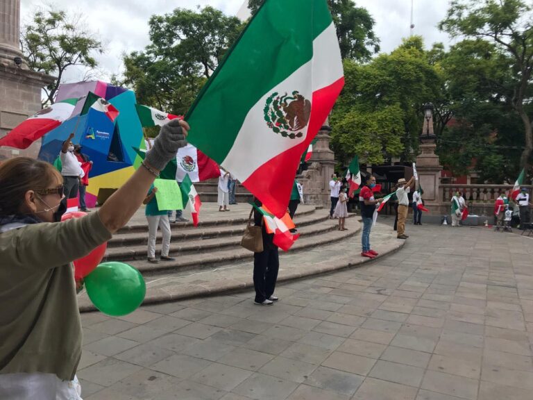 Continúan las manifestaciones Anti-AMLO en Aguascalientes