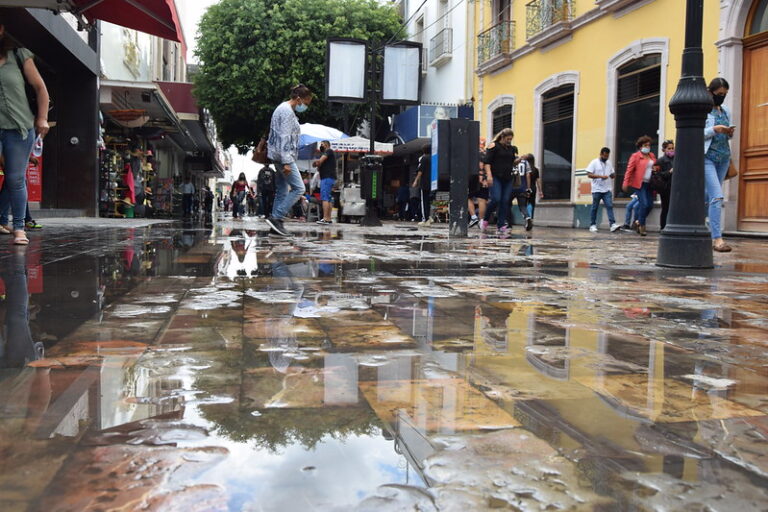 Así las cosas con la lluvia en Aguascalientes, el 19 de agosto de 2020