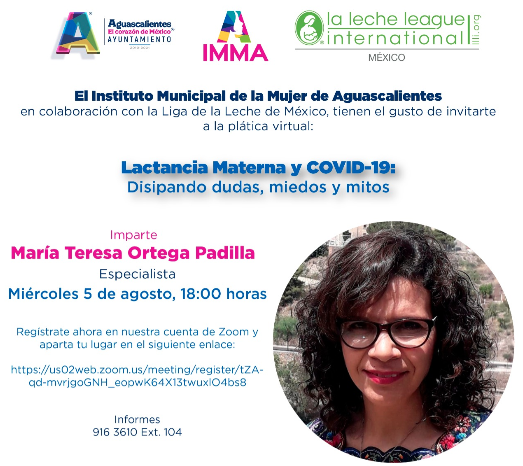 Invita Municipio de Aguascalientes a conferencia sobre lactancia materna