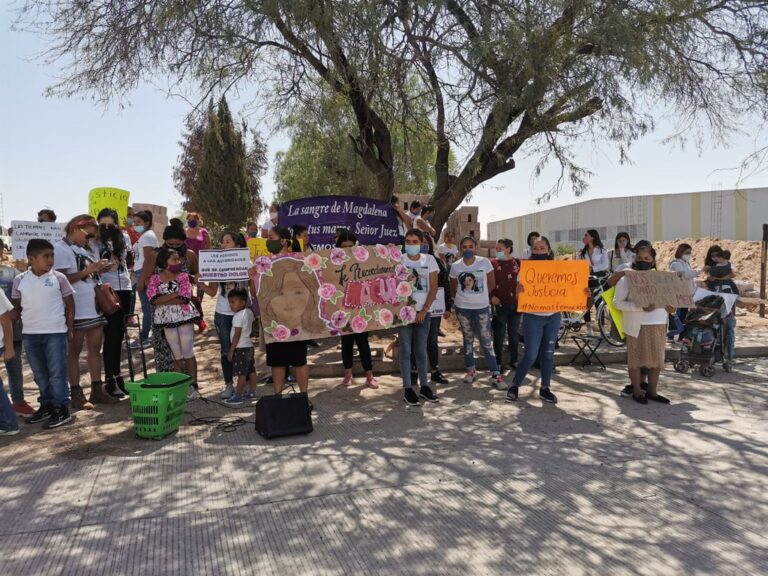 Se manifiestan por tercer día familiares y vecinos de Magui para exigir justicia en Aguascalientes