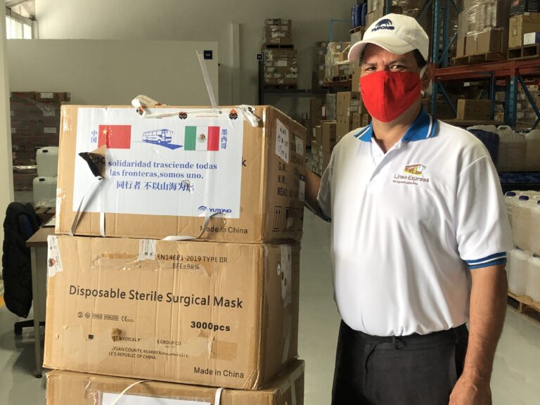 Recibe CMOV donación de 10 mil cubrebocas 