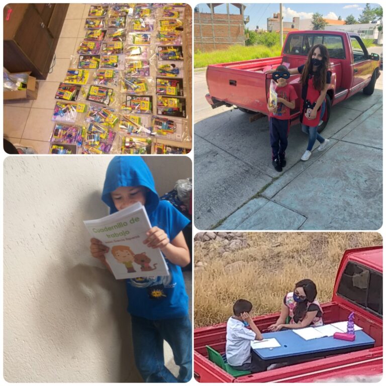 La maestra de Aguascalientes que nos sorprendió dando clases desde su camioneta, ahora pide de tu ayuda