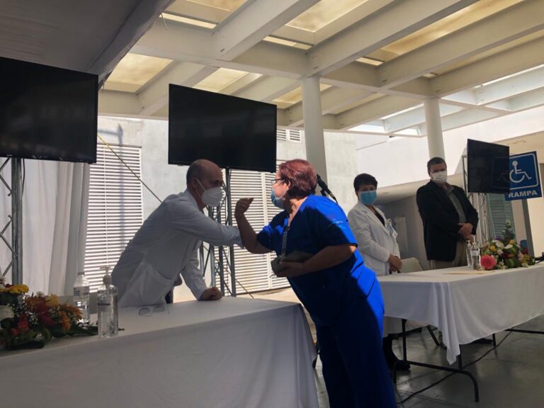 Reconoce Sindicato del Hidalgo a trabajadores del área COVID