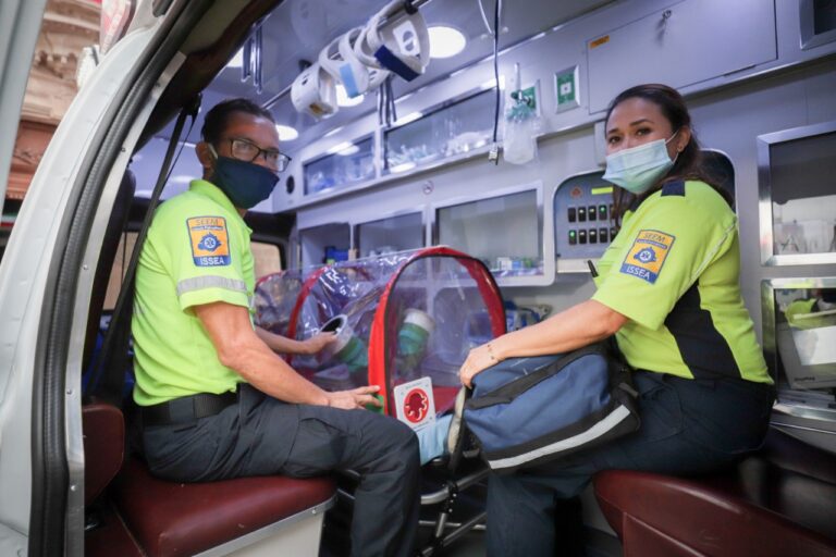 Ambulancias del Issea han realizado más de 1,100 traslados de pacientes con Covid-19
