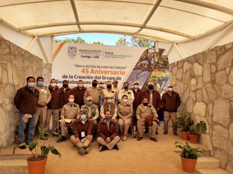 Celebran 45 aniversario de la creación del grupo de guardabosques del estado