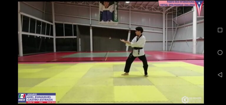 Aguascalentenses representaron a México en Campeonato Mundial Open Poomsae Virtual