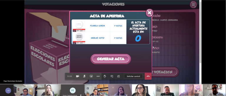 Acompaña IEE Aguascalientes elecciones escolares de la UVM Chihuahua