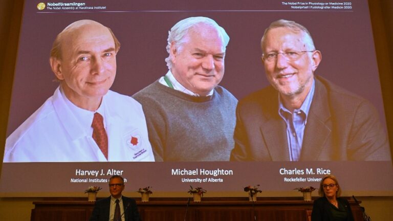Entregaron premio Nobel en Medicina a científicos por sus avances con respecto a la Hepatitis C