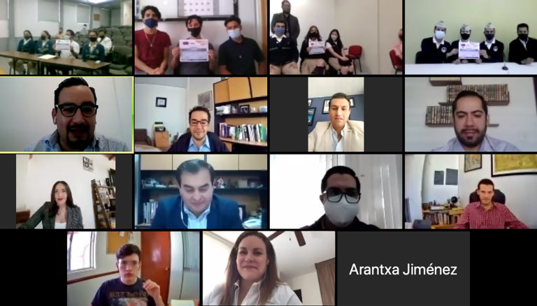 Premia IEE a equipos ganadores del Concurso de Debate Político Juvenil