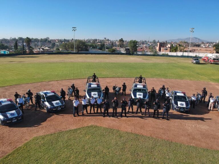 En Aguascalientes, entregó alcalde de Jesús María nuevas unidades a Seguridad Pública
