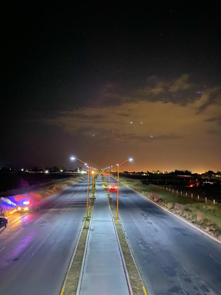 Ayuntamiento de Jesús María equipa tercer anillo con alumbrado público