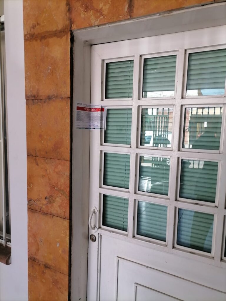 Guardia Sanitaria suspendió consultorio médico en Aguascalientes