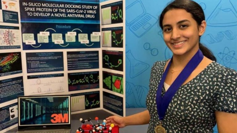 Adolescente desarrolla posible tratamiento contra covid-19 y gana premio de 25 mil dólares