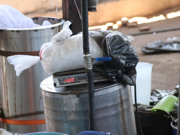 Se aseguraron 300 kg de metanfetamina en Aguascalientes, pero no se sabe cuánta se produjo