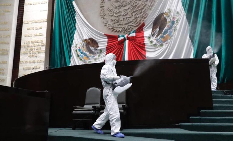 61 diputados han dado positivo a Covid-19 en San Lázaro