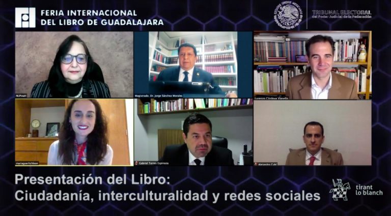 TEPJF presentó el libro Ciudadanía, interculturalidad y redes sociales en la FIL