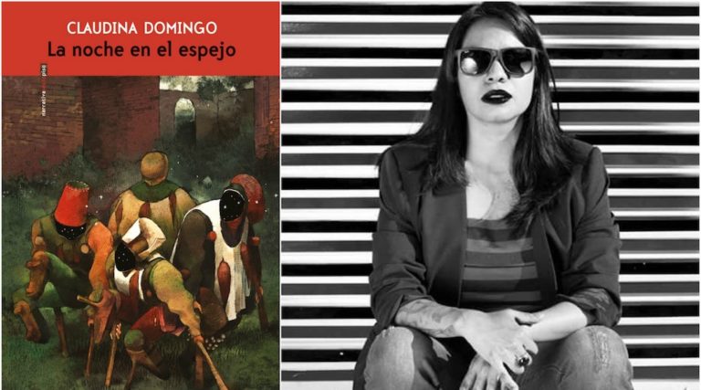 Claudina Domingo presentó su primera novela La Noche en el Espejo, en la 52 Feria del Libro de Aguascalientes