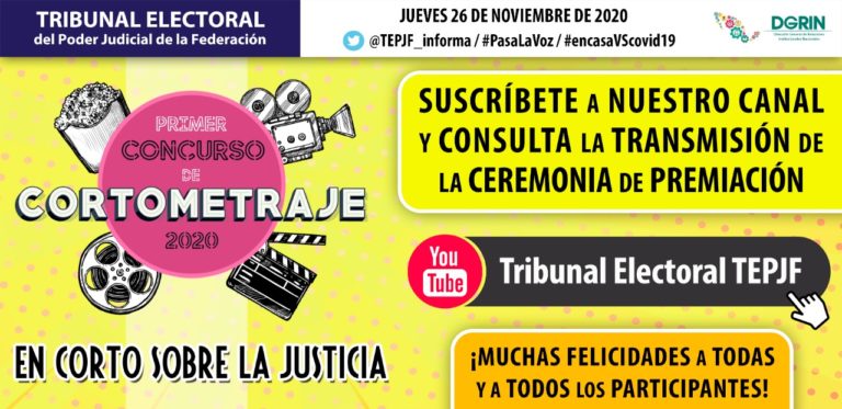 Se realizó premiación del Primer Concurso de Cortometraje En Corto sobre la Justicia