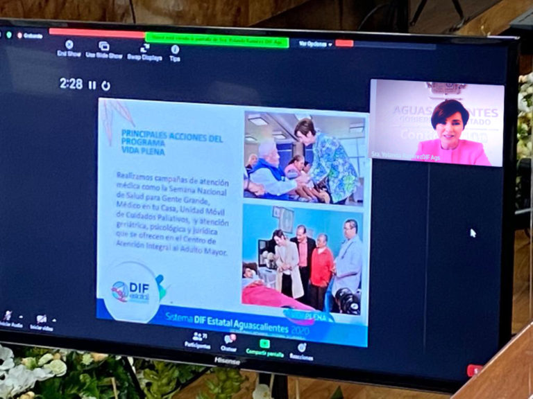 En Aguascalientes, titular del DIF Estatal presenta en el ámbito nacional el programa Vida Plena