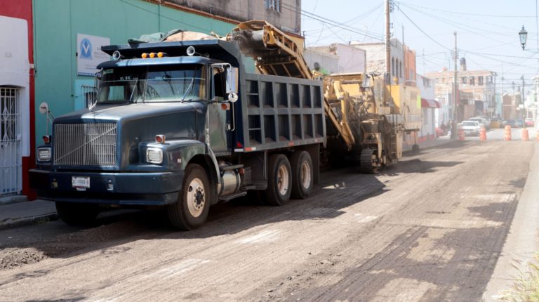 Rehabilita Municipio de Aguascalientes calle 5 de Febrero en El Llanito