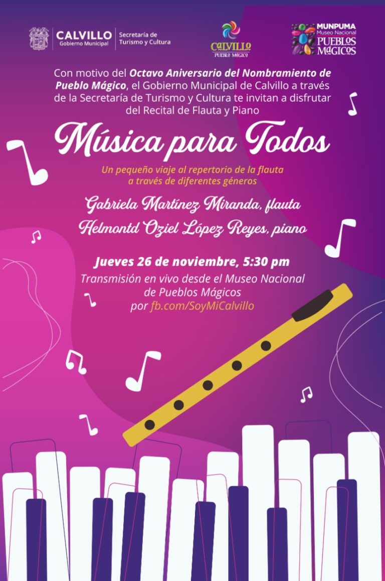 Calvillo celebra 8º aniversario de nombramiento de Pueblo Mágico