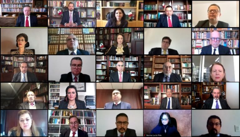 Presidente de la Sala Superior del TEPJF presentó informe anual de labores 2019-2020 