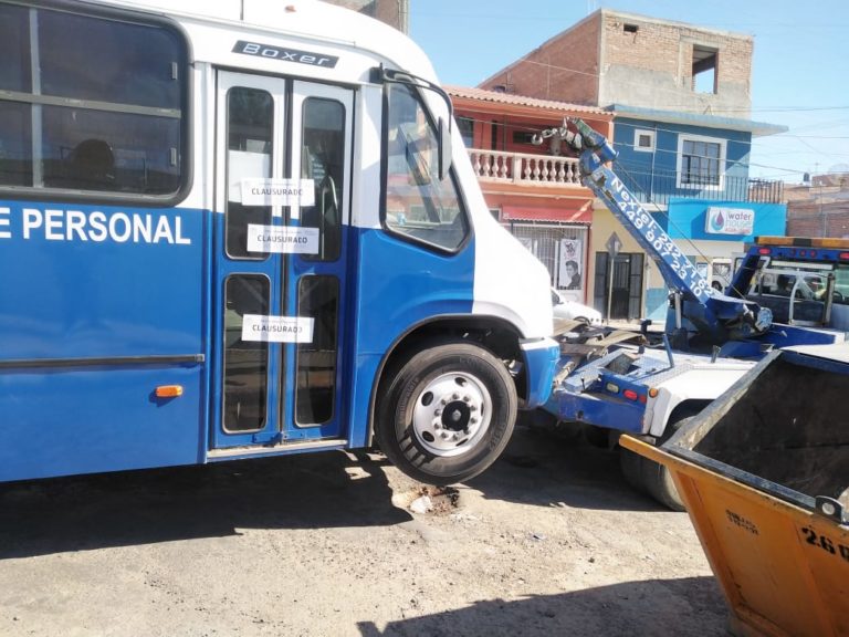 CMOV ha sancionado a más de 700 unidades de transporte público en el año