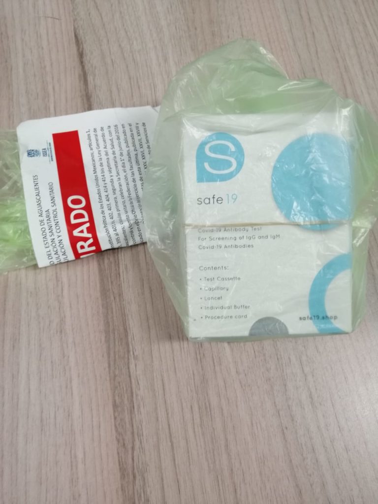 Detecta Issea venta de pruebas rápidas de Covid-19 en tienda de abarrotes