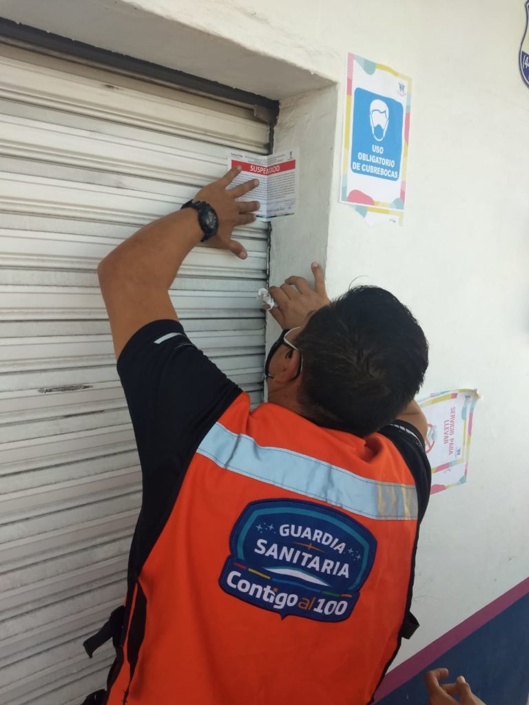 En Aguascalientes, continúan suspensiones a negocios que incumplen con el cierre temporal