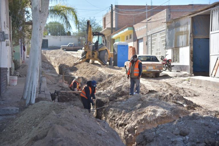 Continúan obras en Jesús María/Aguascalientes