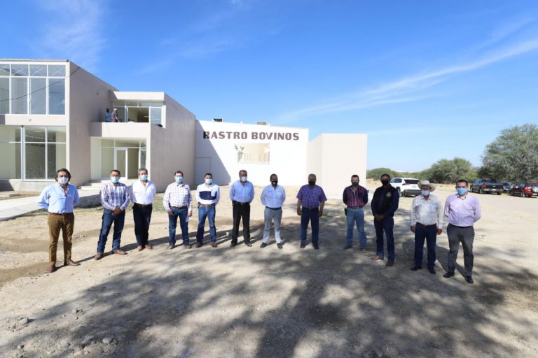 Supervisa gobernador de Aguascalientes avance del nuevo rastro TIF