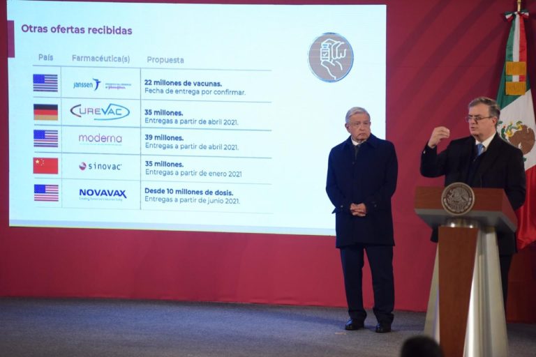 Vacunación contra el covid inicia el 22 de diciembre; el contagio, controlado pero activo