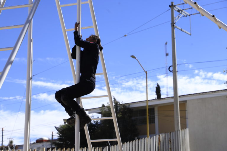 Inaugura Municipio de Aguascalientes Pista de Reacción en la SSPM