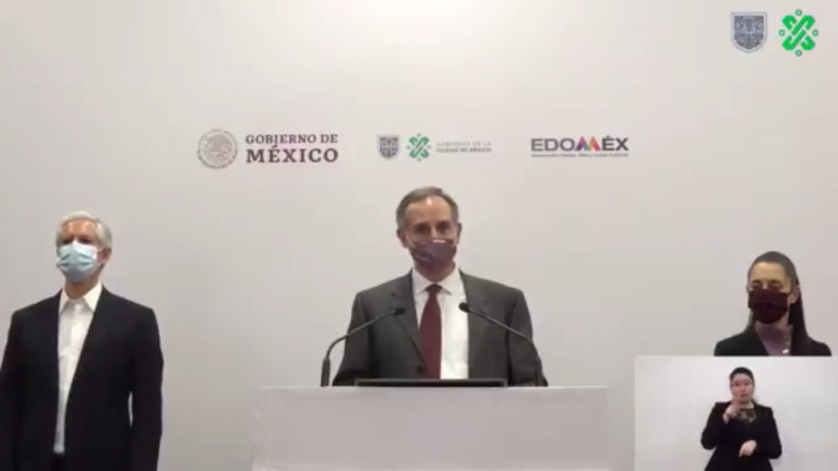 CDMX y Edomex en semáforo rojo a partir de este sábado 19 de diciembre de 2020