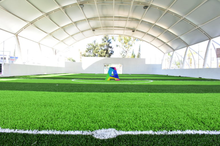 Recorre Alcaldesa de Aguascalientes obras públicas deportivas