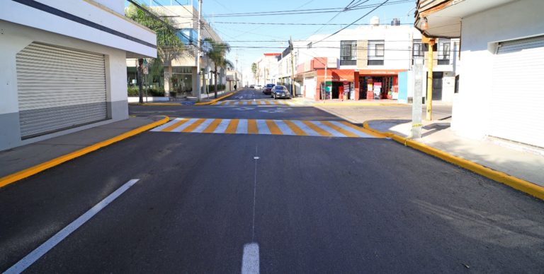 Municipio de Aguascalientes concluye trabajos de rehabilitación de la calle Nieto