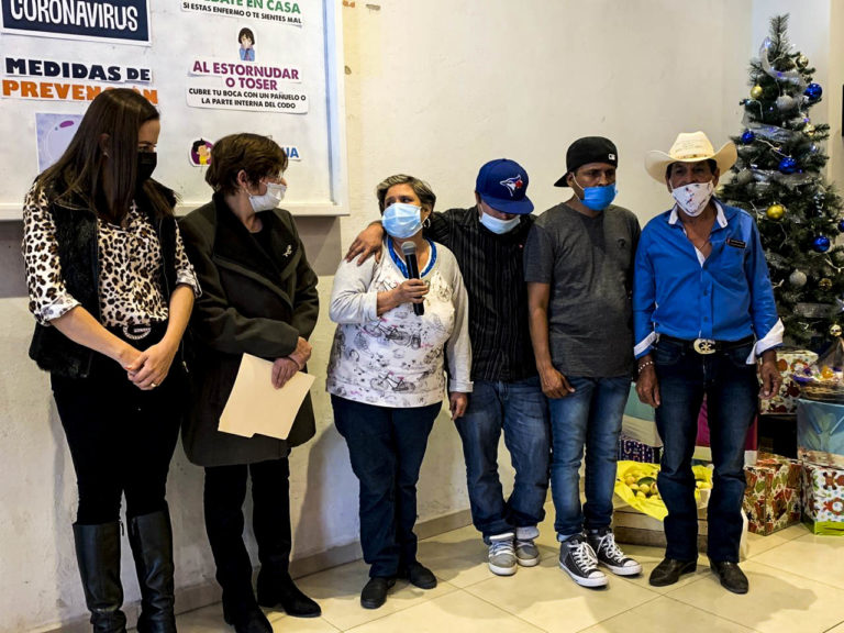 Calvillense que estaba en Tamaulipas se reunió con su familia