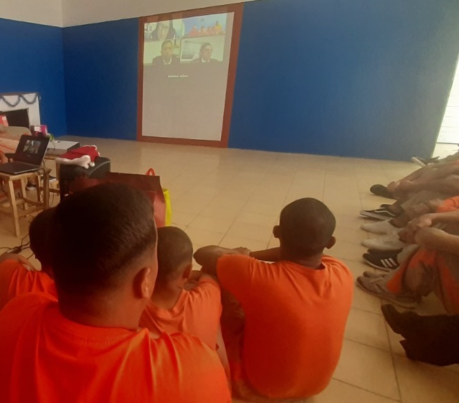 Niños y adolescentes en situación de cárcel participaron en posada navideña 