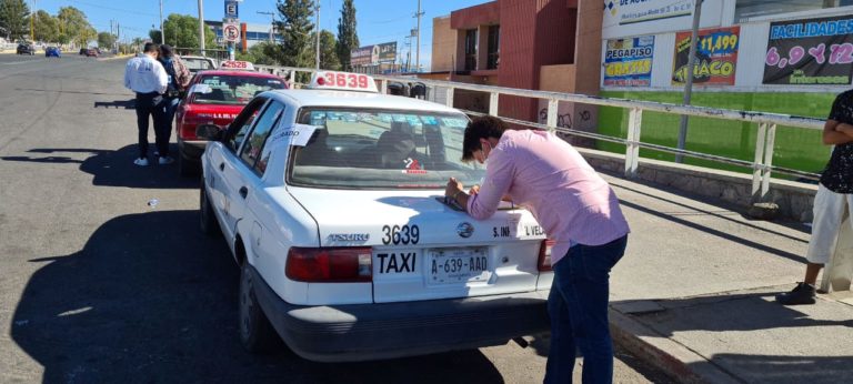 En noviembre, se ha sancionado más de 80 unidades irregulares de transporte público de Aguascalientes 