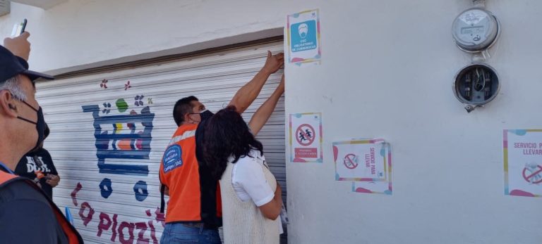 Guardia Sanitaria de Aguascalientes suspende establecimientos que incumplen medidas sanitarias
