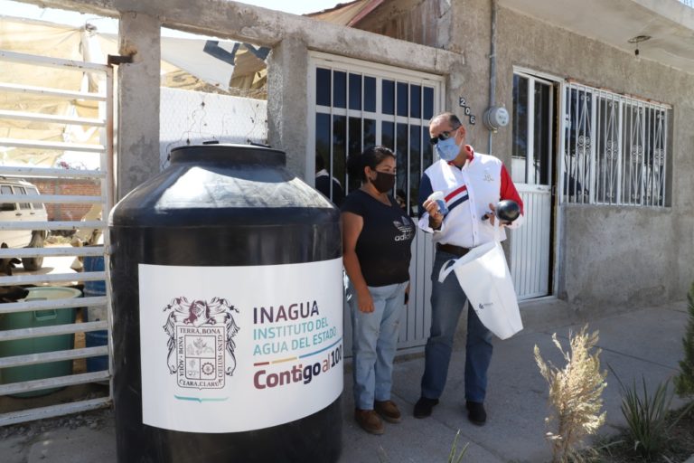Más de 9 millones de litros de agua se han distribuido para prevenir covid-19 en Aguascalientes