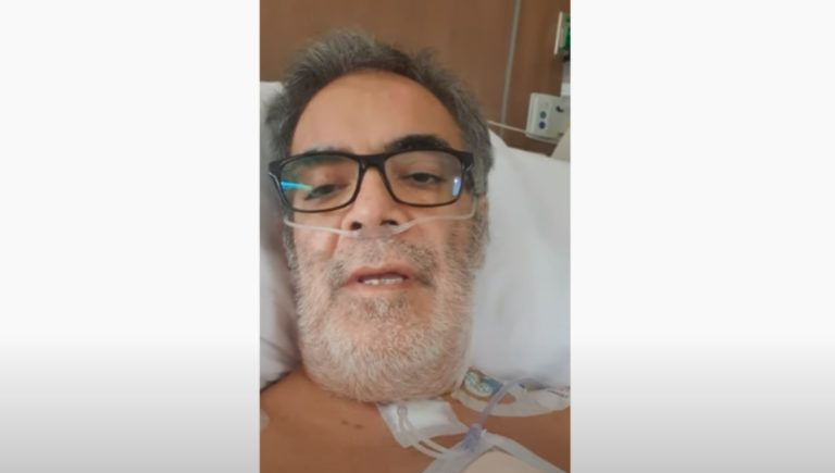 30 días intubado y 20 kg menos, ejecutivo farmacéutico libra covid y envía mensaje