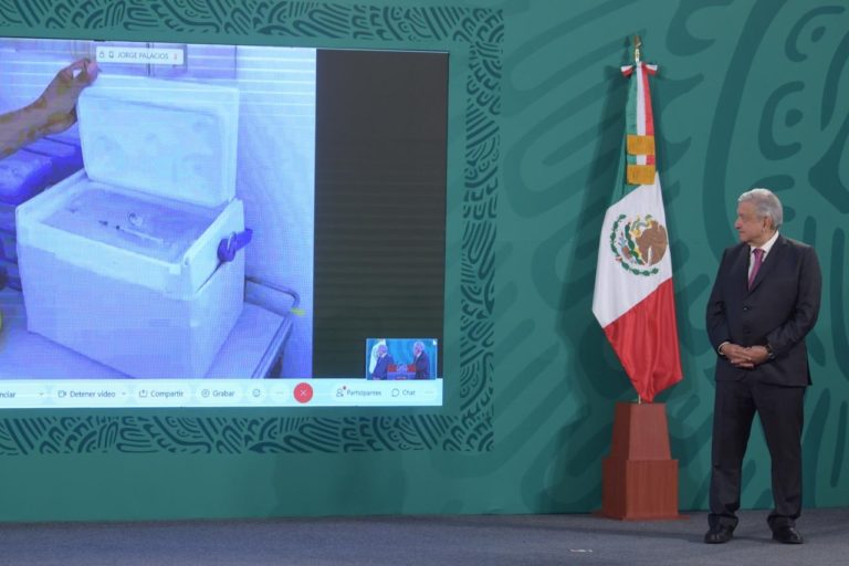 Ya hay vacunas en prácticamente todo el territorio nacional, afirma López Obrador