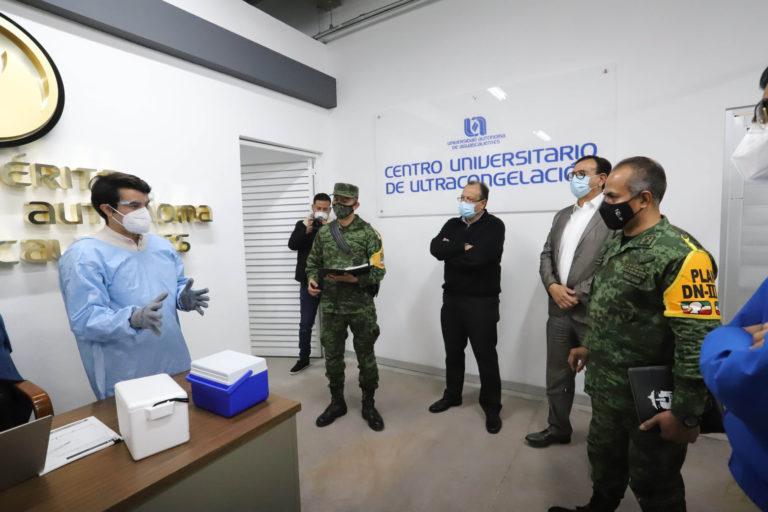 En Aguascalientes, está lista la UAA para el manejo y cuidado de vacunas contra el COVID-19.