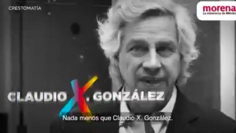 Morena lanza spot contra Claudio X. González
