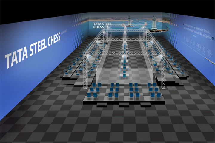 Llegando a la mitad del torneo Tata Steel 2021