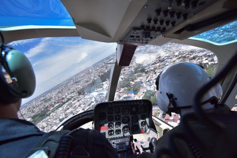 Helicóptero Halcón 1 en Aguascalientes realizó 195 sobrevuelos de vigilancia en 2020